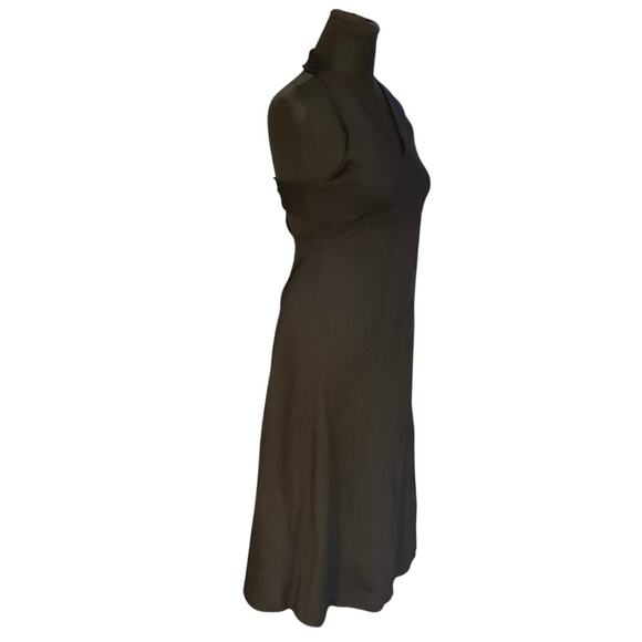 Patagonia Rhythm Black Tie Back Performance Wear Halter Dress Size S - Picture 3 of 10